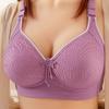 Fresh Lace New Arrival Wire-Free Push-Up Bra for Side Breast Control Plus Size Underwear Breathable Comfortable Bra