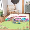 Wow! Wow! Wubbzy Personalized Text Floor Mat Suitable for Foyer Living Rooms Outdoor Study room Anti-slip Rug Office home decor Birthday/Christmas Gif