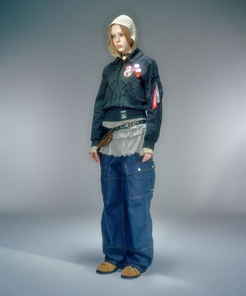 Beikeonteuakaibeu Wayen Military Cargo Pants Deep Blue