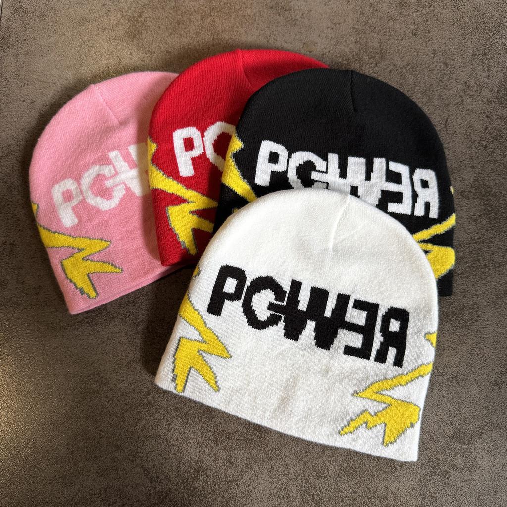 Hop Beanie With Letter Embroidery For Winter Street Fashion