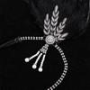 Gatsby Cosplay Dress Headwear Korean Style Headband Feather Headwear Masquerade Party Accessories Sequin Hair
