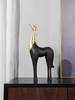 Creative Abstract Animal Resin Horse Figurines Ornament Office Decoration Living Room Home Wine Cabinet Decoration Home Decor