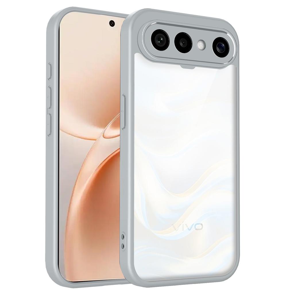 Для Vivo X300 FE Чехол для телефона Vivo X300 FE Чехол-бампер Vivo X300 FE Силиконовый бампер с воздушной подушкой Прозрачная матовая задняя крышка Жесткая