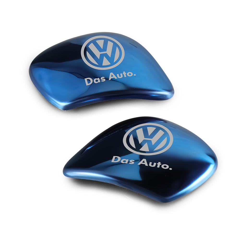 Valve Stems Caps Car Gear Lever Shift Cover Sticker Decor Auto Accessories For Volkswagen VW GTI Golf Polo Passat Tiguan RLine M ze1