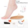 2 шт. Унисекс Мягкая стелька для обуви Поддержка пятки Лифтинг-вставка Высота Подушка для ног для комфортного ношения