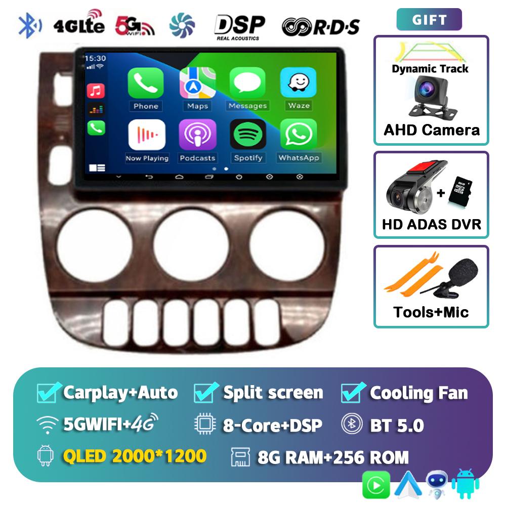 Android 13 Carplay Auto для Benz M-Class W163 ML 1997 1998 1999 2001 2002 2003 2004 2005 Автомобильный радиоприемник Мультимедийный проигрыватель Стерео DSP