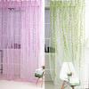 Home Decor Home Tree Glass Yarn Willow Curtain Tulle Room Decor Curtain Sheer Panel Drapes