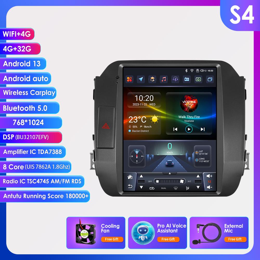 OSSURET Android 13 Car Radio for KIA Sportage 3 Carplay 2011 - 2016 Car Stereo Multimedia Video Player GPS 9.7 Inch Vertical Screen SWC BT RDS FM Mic