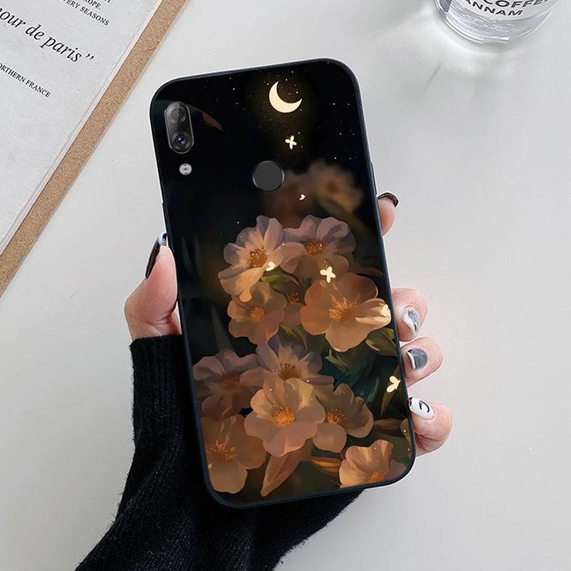 For Lenovo K5 Pro Case Flower Painted Silicone Cases For Lenovo S5 K520 / K5 Play / K5Pro L38041 Phone TPU Cover Fundas K5Play