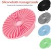Silicone Body Scrubber Bath Brush Exfoliating Shower Massage Brush Handheld Back Scrub Exfoliator Skin Cleansing Bathing Tools