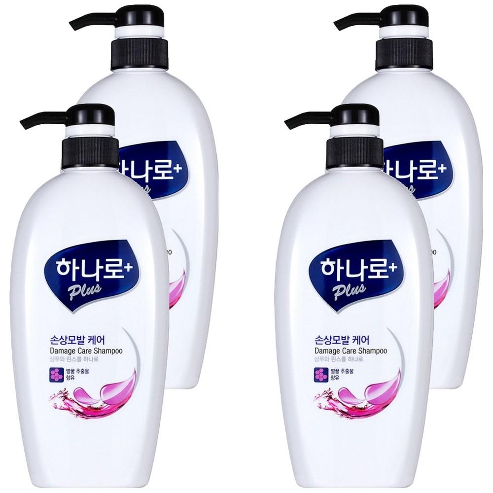 Hanaro Plus Damaged Hair Care Shampoo & Conditioner 680ml 4 pcs