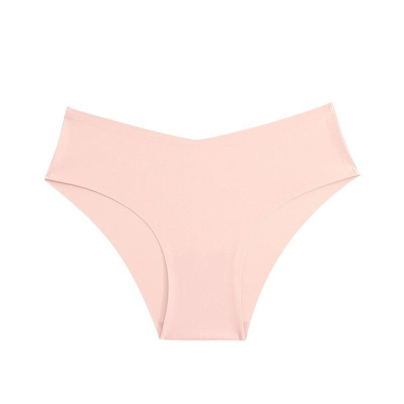 FINETOO Бесшовные трусики, женские сексуальные трусы с V-образной талией, M-2XL, нижнее белье больших размеров, удобные женские трусы, нижнее белье