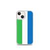 Coque iPhone - Multicolore - Drapeau Sierra Leone - Souple - TPU - Compatible iPhone 13 Mini
