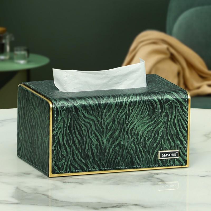 Новая роскошная коробка для салфеток в европейском стиле, высококачественный кожаный держатель для салфеток, коробки для салфеток для гостиной, ванной комнаты, домашнего декора