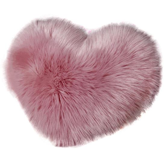Декоративная подушка, нечеткая длинная подушка из искусственного меха в форме сердца, пушистый диван, украшение для спальни, подушка для поясничной спины, товары для дома