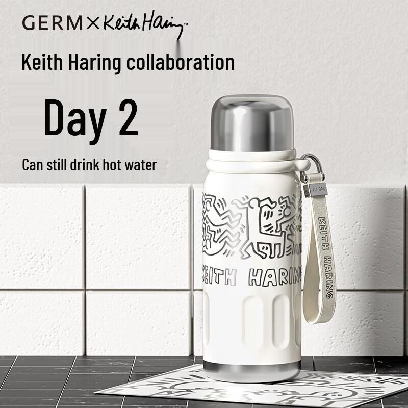 Germ Keith Haring Stainless Steel Thermos Water Bottle