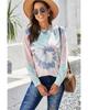 Azura Exchange Многоцветный Ombre Tie Dye свободный свитшот для отдыха