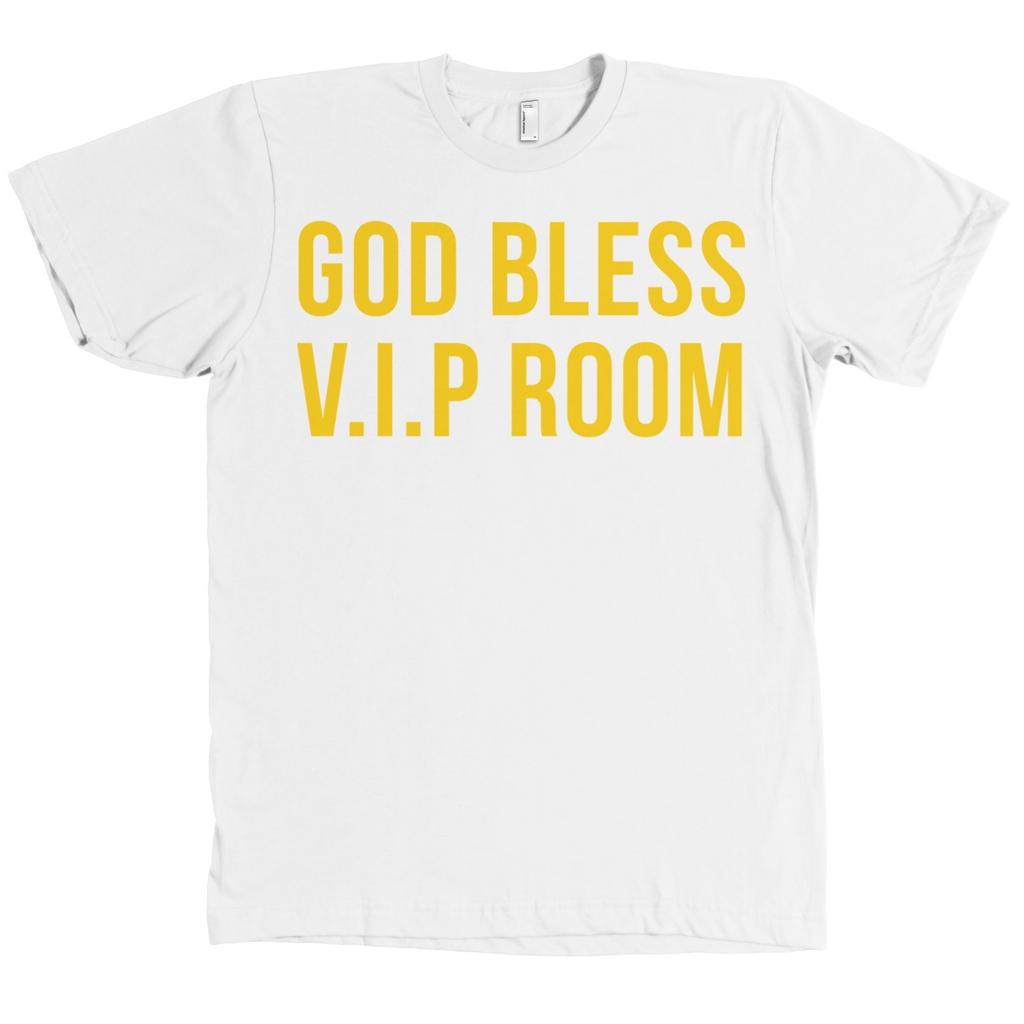 God Bless VIP Room Bella + Canvas T Shirt V.I.P. Club Tee NEW WITH TAGS