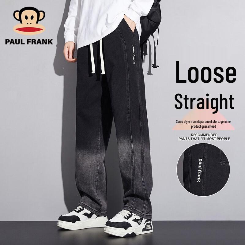 paul frank Мужские американские ретро-джинсы с широкими штанинами
