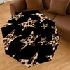 1PC Leopard Print Stars Umbrella-8-Rib Reinforced, Automatic Open, Lightweight & Durable, Cute Fashion Accessory for Outdoor, Beach or Casual Use, Bea