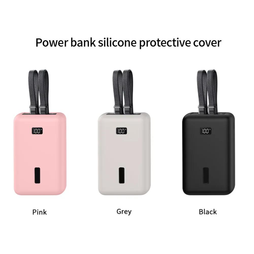 Silicone Protective Cover For Anker Zolo Power Bank 2025(20,000mAh 45W/30W) Power Bank Dustproof Case Skin Shell Power Supply