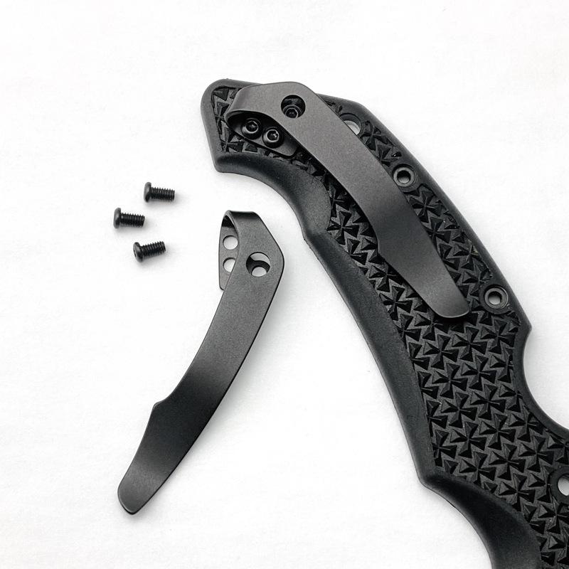 Новый титановый сплав задний зажим для ножа Cld Steel 29TLCC DIY аксессуары индивидуальный складной карманный нож задний зажим для талии инструмент