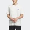 adidas Спортивная футболка с коротким рукавом Originals с градиентным логотипом, мужские топы Han-Jade-White IK8683