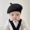 Warm Kids Berets Soft Painter Hat Korean Baby Beret Hat  Boys Girls