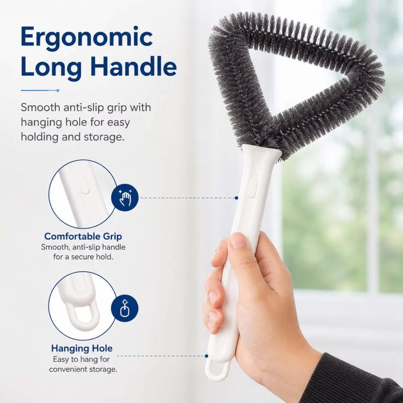 Screen Window Cleaning Brush With Stiff Dense Bristles No Need To Remove Screen Perfect For Home Daily Window Cleaning