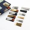 1pcs Metal Leather Pen Holder Stainless Steel Pen Clip for Notebook Diary School Office Accessories Back To School