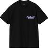 Carhartt WIP SS24 S/S Футболка с принтом логотипа и букв/цифр на спине, с круглым вырезом, короткий рукав, мужская футболка I033950-89-XX