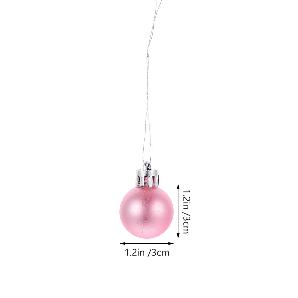 24Pcs Holiday Golden Ball Ornaments Christmas Tree Decorations 3Cm Festive Pendant for Party Wedding Ceremony Ball Ornament