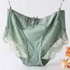 Lace Oversized Underwear for Women Mid Waist Sexy Briefs Hip Hugging Soft Comfortable Panties