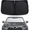 Windshield Sun Shade Compatible With Hyundai Sonata -2025, Front Window Shades  Fit For Sonata, Foldable Car Sun Shield With Steering Wheel Sunshade