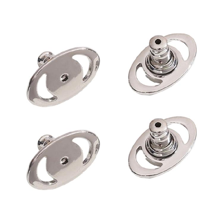 Sophisticated Earring Stabilizer Backs 4pcs Prevent Drooping Heavy Studs Adjustable Support For Sensitive Ears