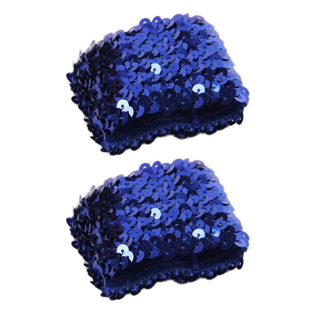 Fashion Sparkling Sequins Cuffs Elastic Arm Sleeves for Women and Girls Various Party Costume Decorative Oversleeves