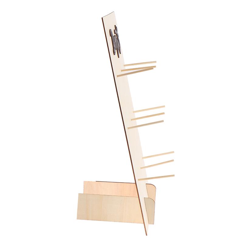 Wooden Donuts Wall Display Stand Holder - Candy Sweets Doughnut Rack For Party