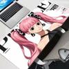 New Mouse Pads Big One Piece Roronoa Zoro Gamer Gaming Accessories Speed Keyboard Rubber Lock Edge Desk Mat Laptop Mousepad