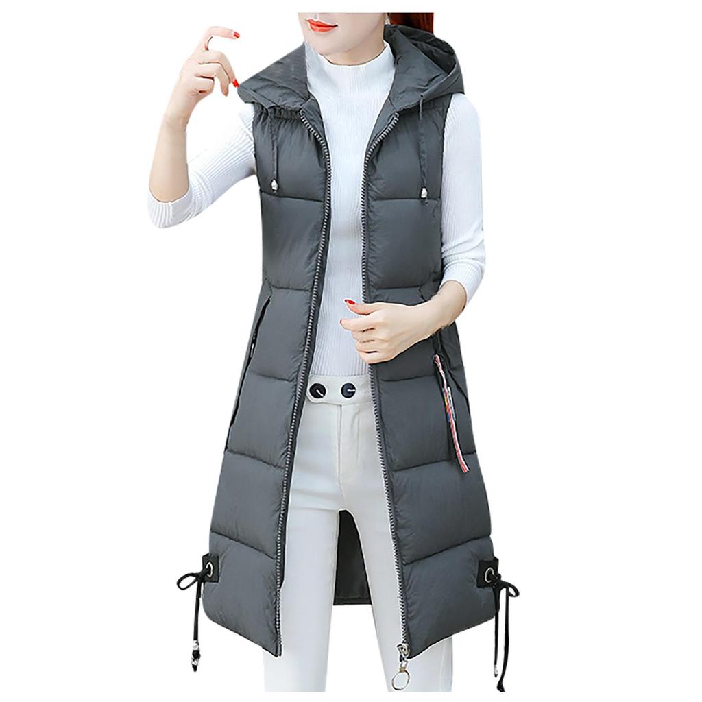 Женская теплая однобортная хлопковая куртка больших размеров с капюшоном средней длины, тонкий кардиган, пальто