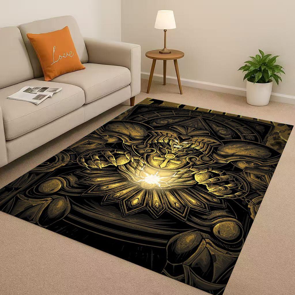 Slifer The Sky Dragon Yu-Gi-Oh MONSTER Cartoon Living Room Non-Slip Area Rug Carpet for Bedroom Sofa,Easy Clean Home Doormat