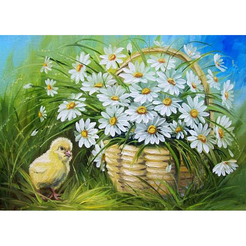 5D DIY Diamond Painting Flowers Rose In Vase Cross Stitch Kit Full Drill Embroidery Mosaic Wall Art of Rhinestones Decor Gift