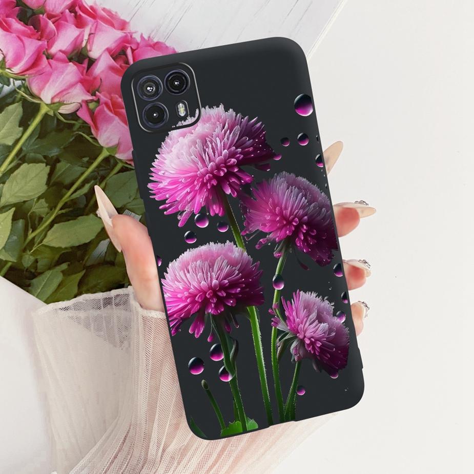 For Motorola Moto G50 5G Case XT2149-1 Luxury Bow Flowers Painted Cover Soft TPU Phone Case For Moto G50 MotoG50 5G Fundas Coque