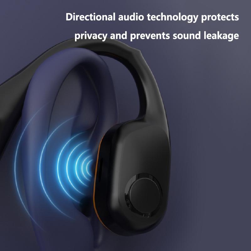 Open-Ear Bone Conduction Bluetooth Headphones with Extra-Long Battery Life Perfect for Running, Cycling Swimming Sports