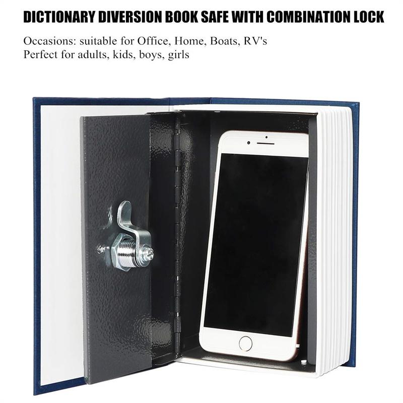 Creative Dictionary Book Money Boxes Piggy Bank With Lock Hidden Secret Security Safe Lock Cash Coin Storage Box Deposit Box