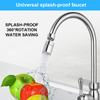 Душевая лейка с поворотом на 360° для кухни, ванной комнаты, брызгозащищенный кран, поворотная головка, распылитель, аэратор, регулируемый фильтр для воды