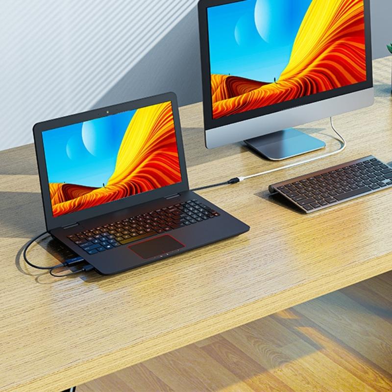 Видеокабель HDTV Папа к Mini DP Мама Поддержка разрешения 4K 60 Гц Соединительный шнур для мониторов и проекторов