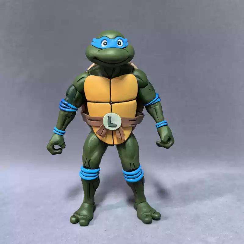 Ninja Turtles Series Michelangelo Action Figure Toy Gift Joints Mobile Model Ornament Collectible Handmade Artwor Toy Gift
