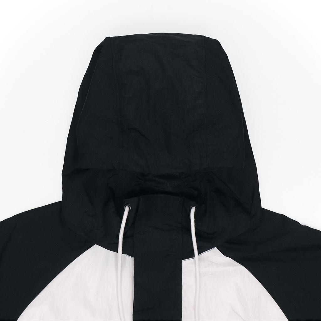 Nike Ветрозащитная спортивная тканая куртка с капюшоном Swoosh с двойным крючком, мужские куртки черного цвета DJ9647-011
