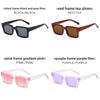 Vintage Square Sunglasses For Men And Women With Uv400 Protection Sun Shield For Travel And Fashion