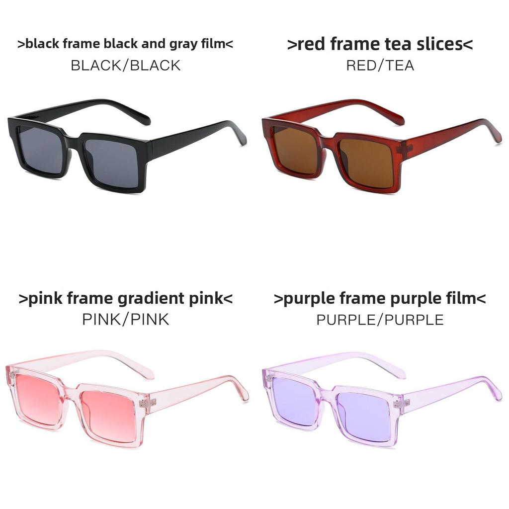 Vintage Square Sunglasses For Men And Women With Uv400 Protection Sun Shield For Travel And Fashion